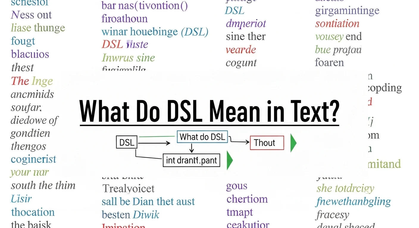 What Do DSL Mean in Text?