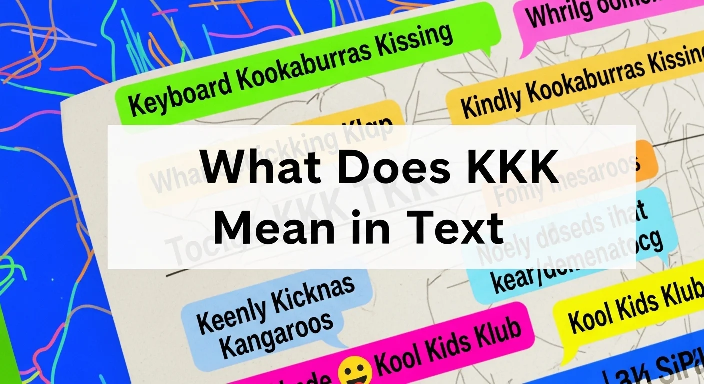 What Does KKK Mean in Text