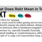 What Does Rekt Mean in Text