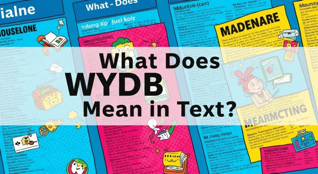 What Does WYDB Mean in Text