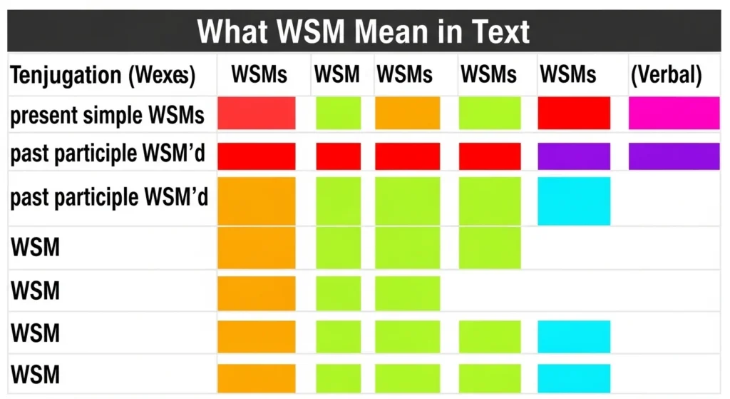 What WSM Mean in Text