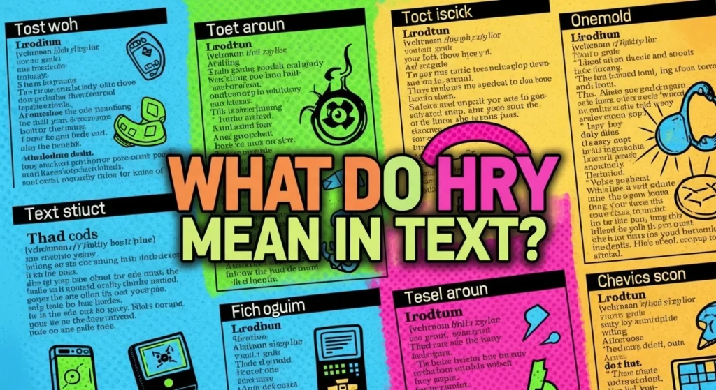 What Do HRY Mean in Text