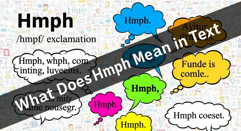 What Does Hmph Mean in Text
