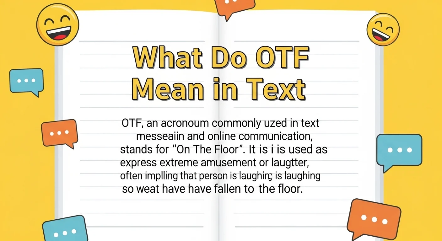 What Do OTF Mean in Text