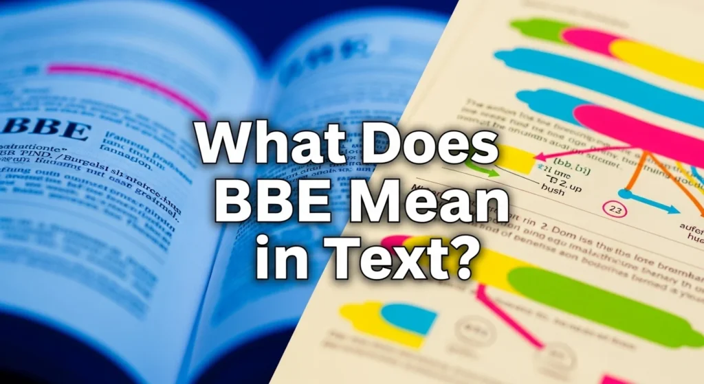 What Does BBE Mean in Text