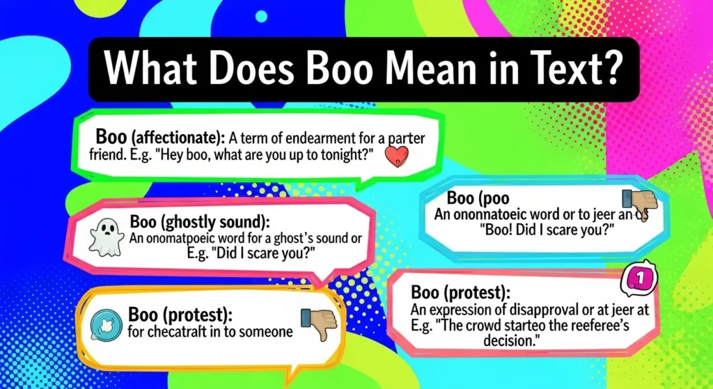 What Does Boo Mean in Text