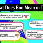 What Does Boo Mean in Text