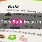 What Does Bulk Mean in Text