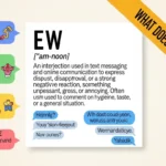 What Does EW Mean in Text
