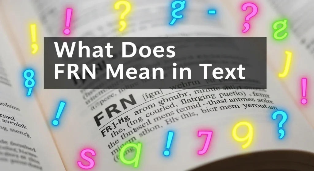 What Does FRN Mean in Text