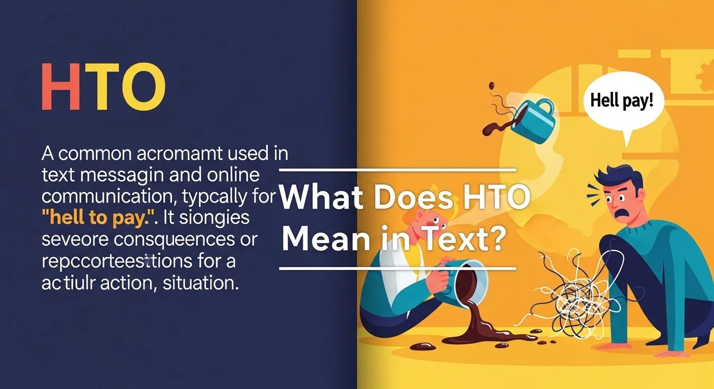 What Does HTO Mean in Text