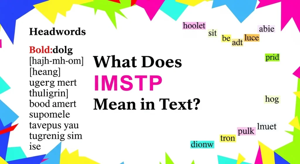 What Does IMSTP Mean in Text