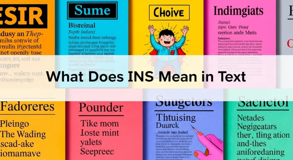 What Does INS Mean in Text