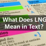 What Does LNG Mean in Text