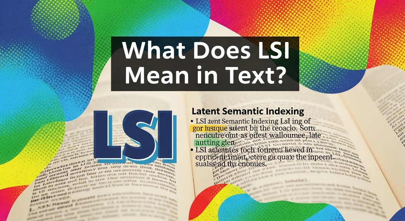 What Does LSI Mean in Text