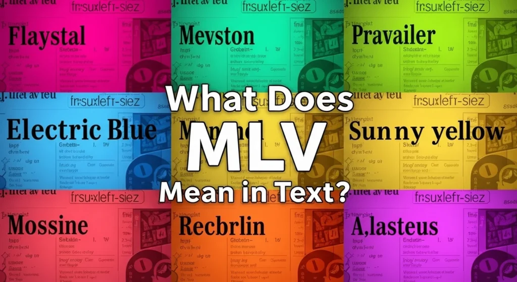 What Does MLV Mean in Text