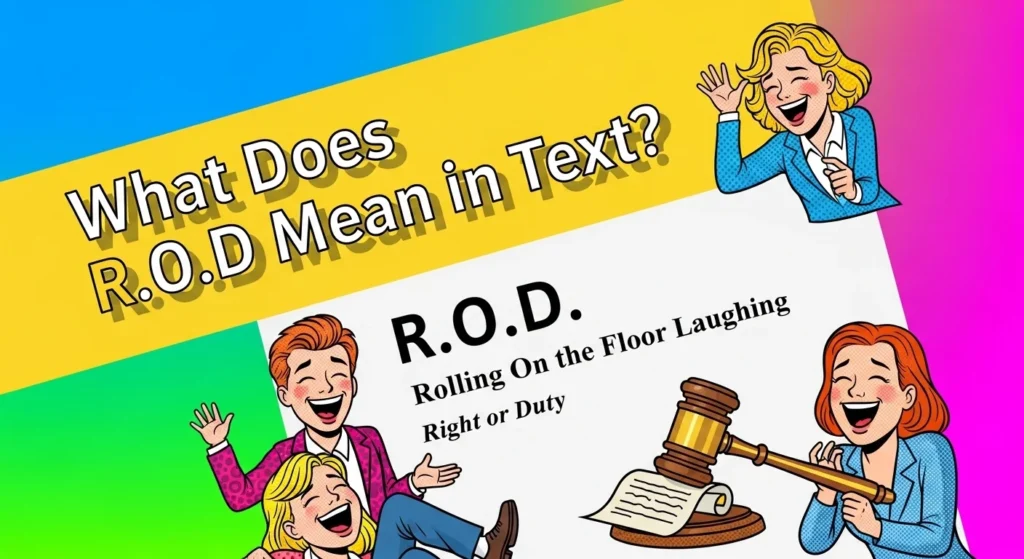 What Does R.O.D Mean in Text