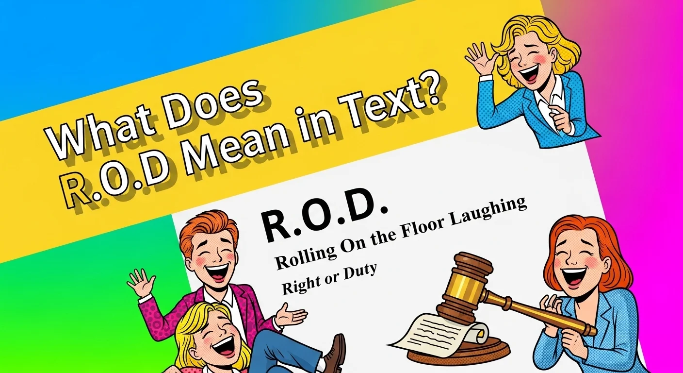 What Does R.O.D Mean in Text