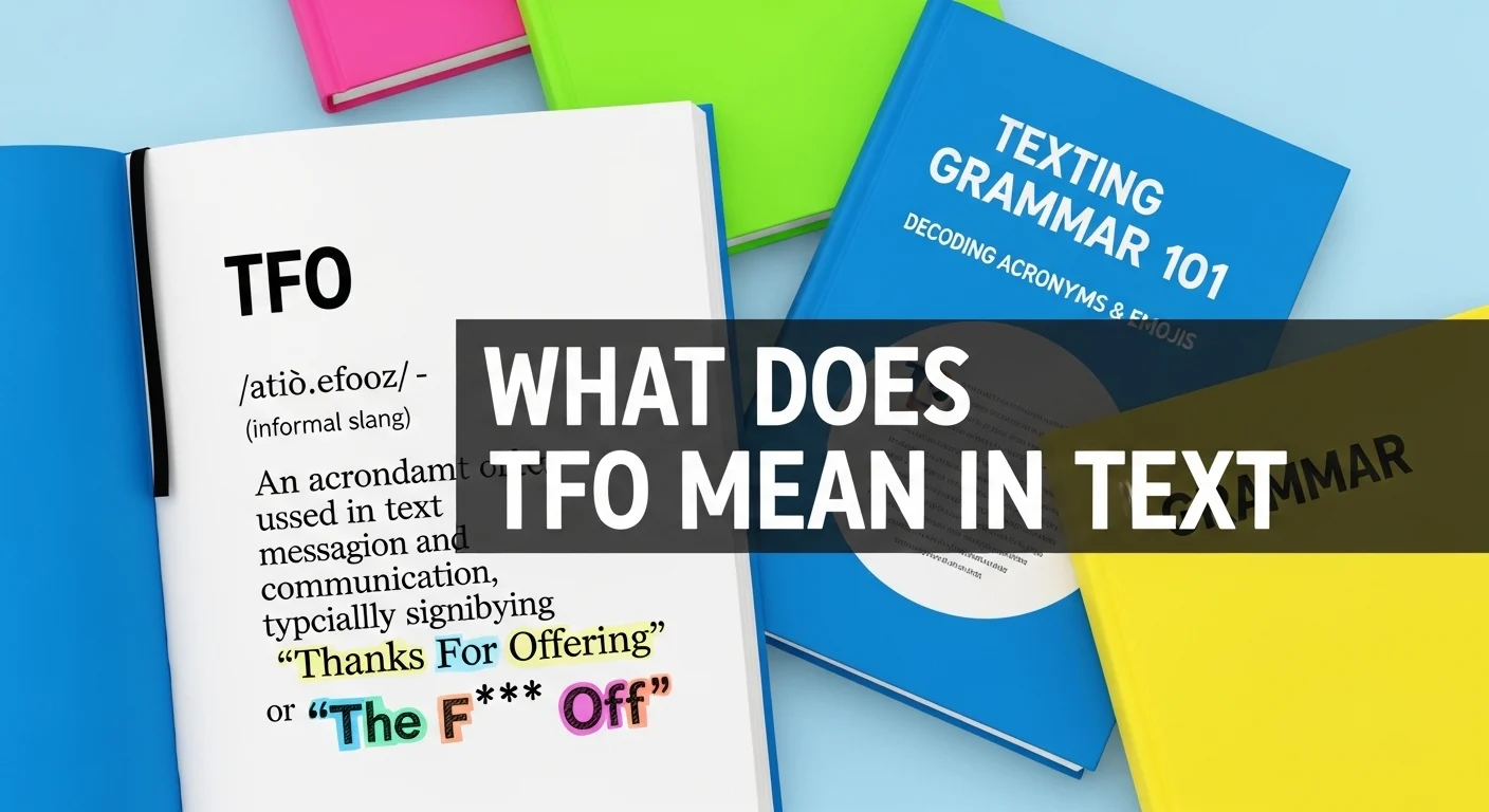 What Does TFO Mean in Text