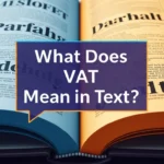 What Does VAT Mean in Text
