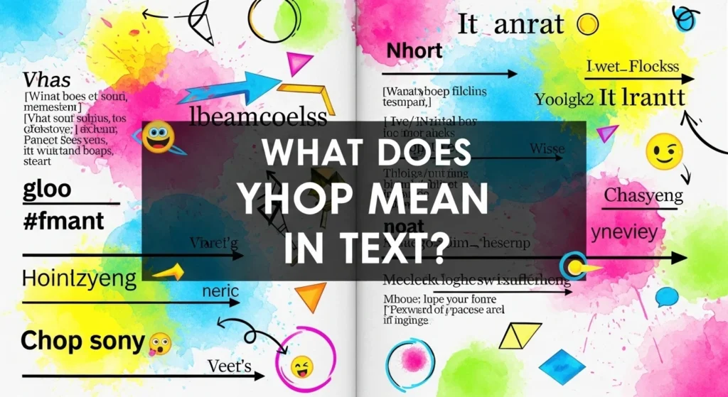 What Does Yhop Mean in Text