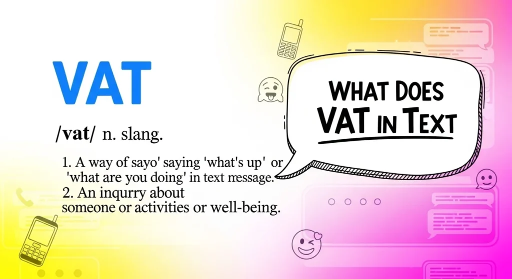 What Does VAT Mean in Text