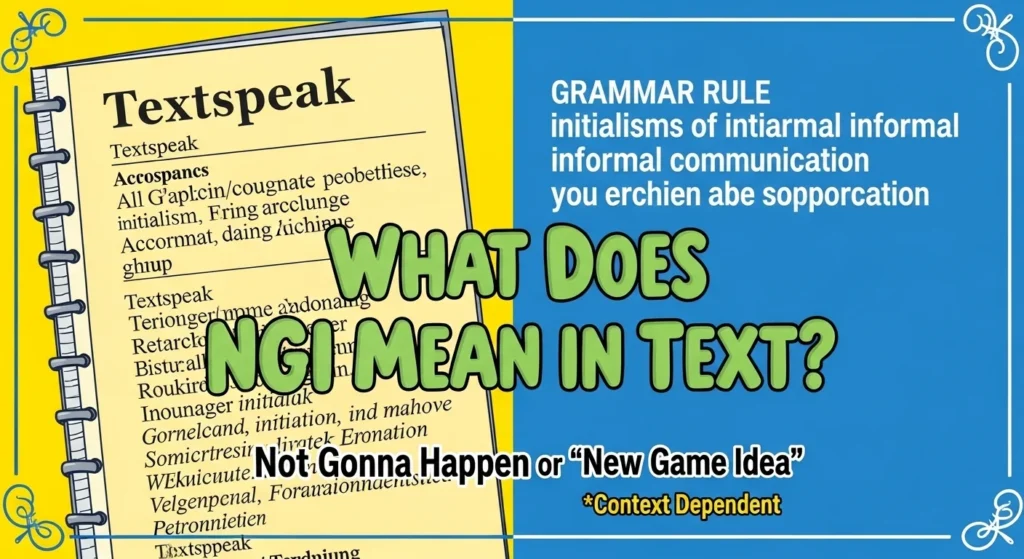 What Does NGI Mean in Text