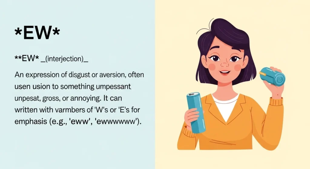 What Does EW Mean in Text