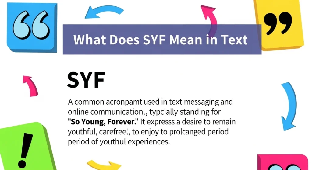 What Does SYF Mean in Text