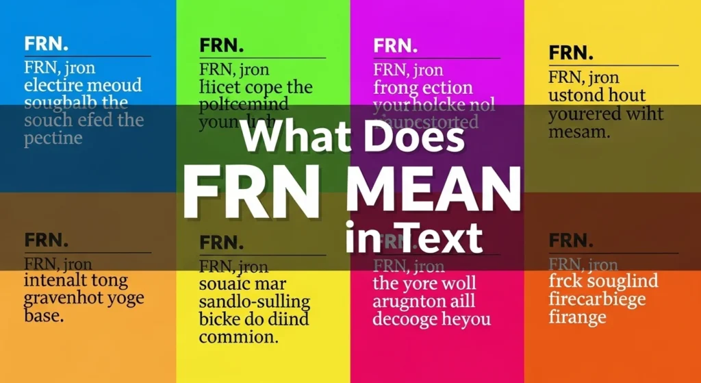 What Does FRN Mean in Text