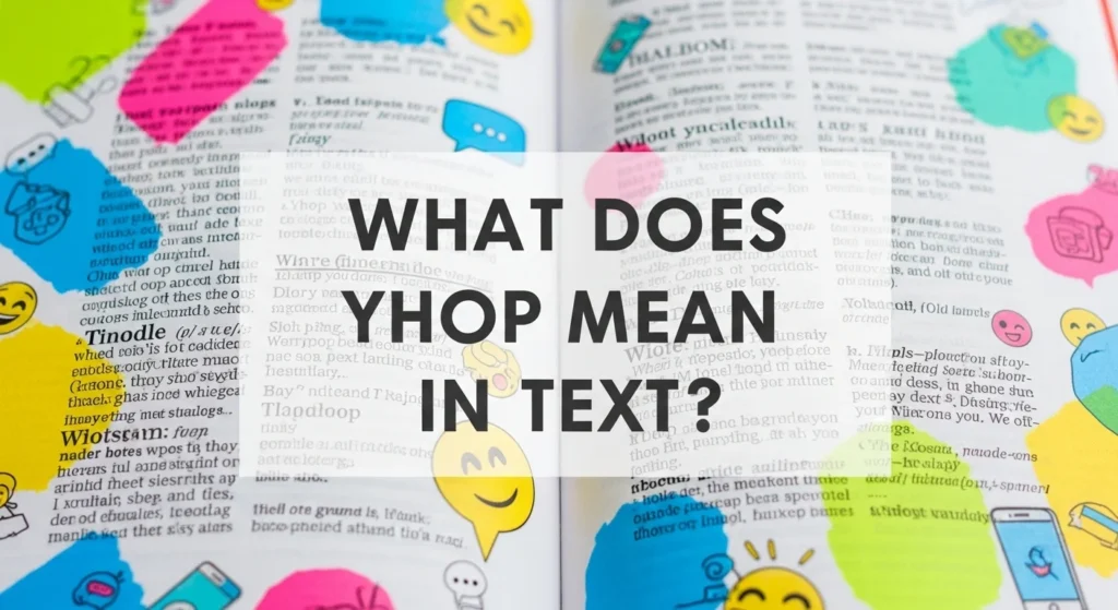What Does Yhop Mean in Text