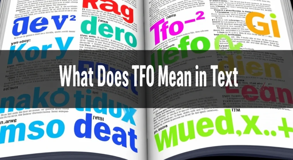 What Does TFO Mean in Text