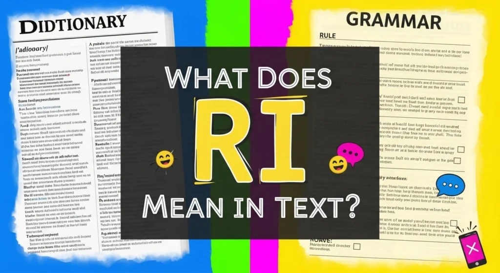 What Does RI Mean in Text?