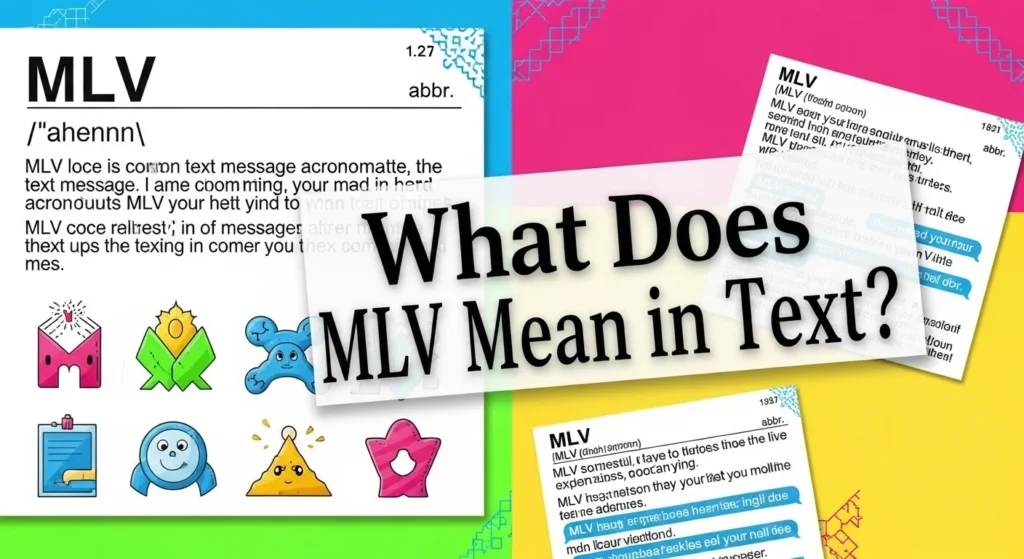 What Does MLV Mean in Text?