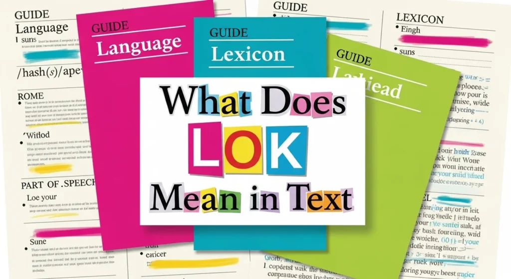 What Does LOK Mean in Text