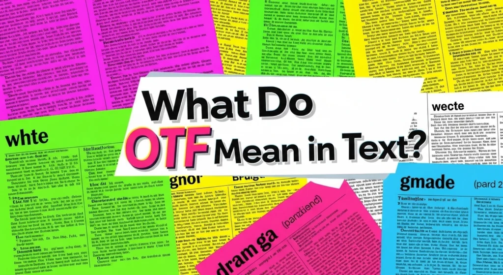 What Do OTF Mean in Text