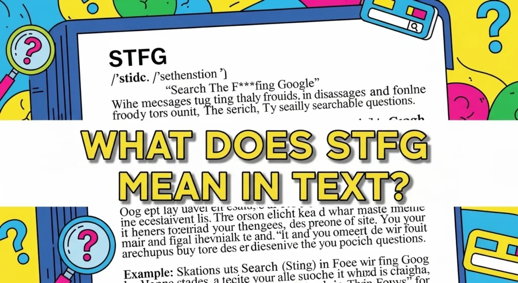 What Does STFG Mean in Text
