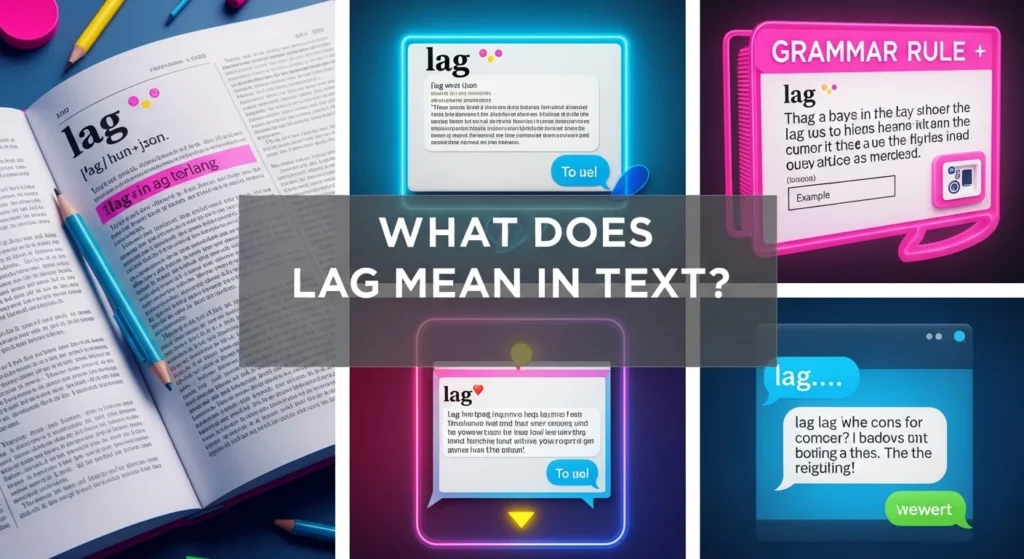 What Does Lag Mean in Text