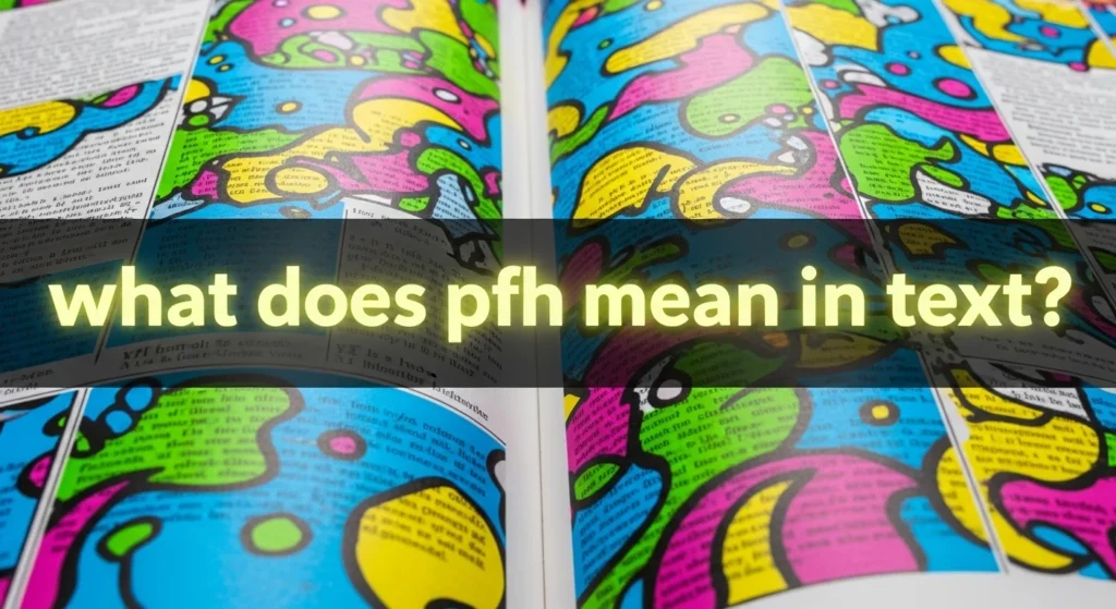 what does pfh mean in text