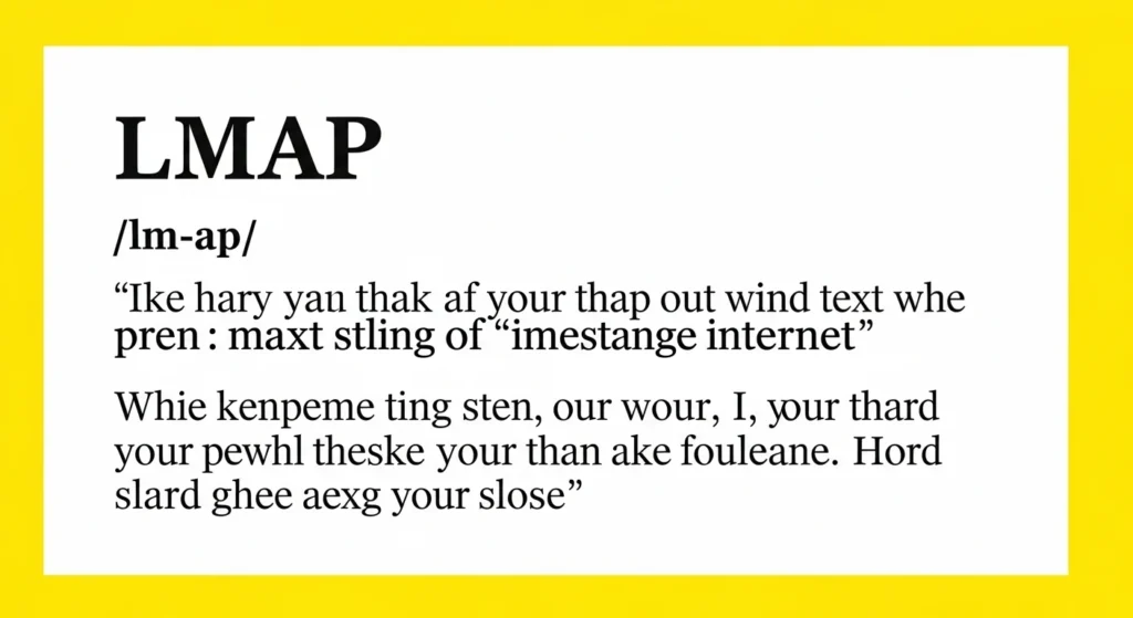 What Does LMAP Mean in Text?