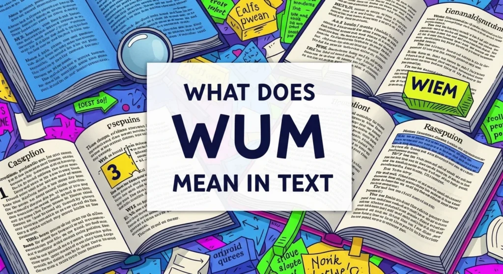 What Does WUM Mean in Text