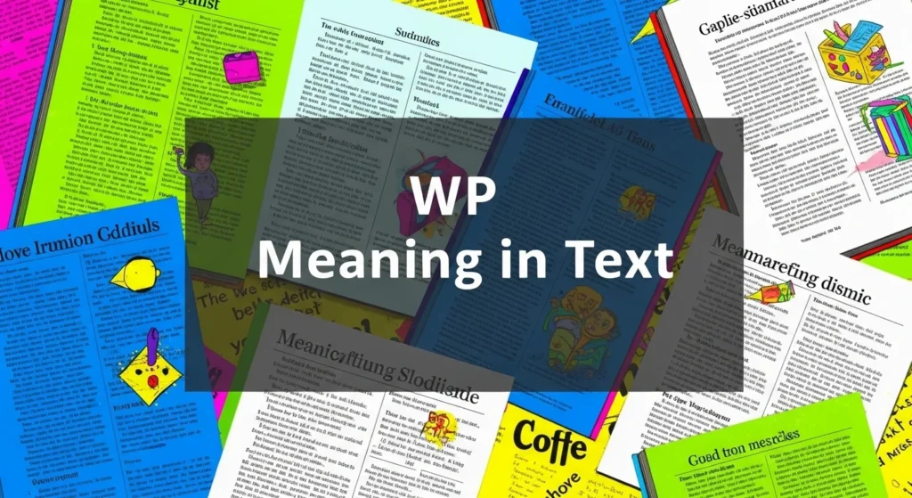 WP Meaning in Text