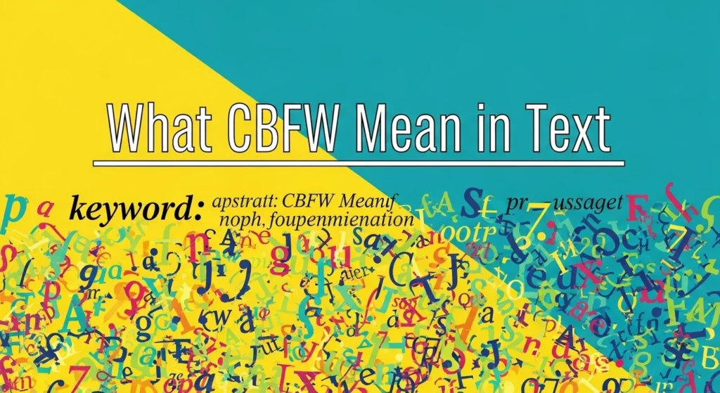 What CBFW Meaning