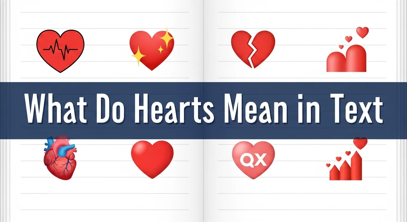 What Do Hearts Mean in Text