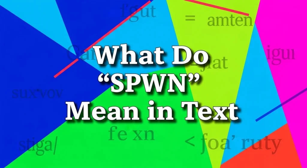 What Do “SPWN” Mean in Text