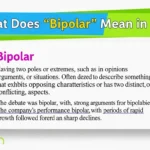 What Does “Bipolar” Mean in Text