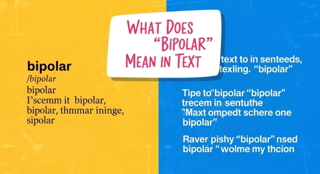 What Does “Bipolar” Meaning