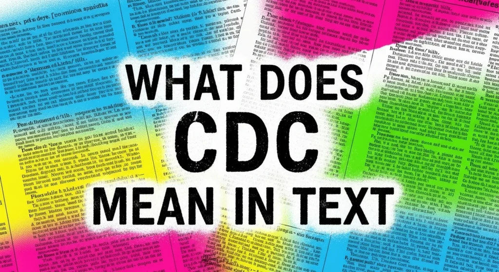 What Does CDC Meaning
