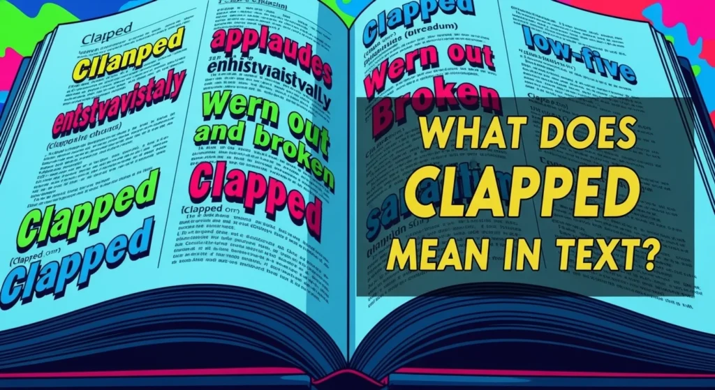 What Does Clapped Meaning