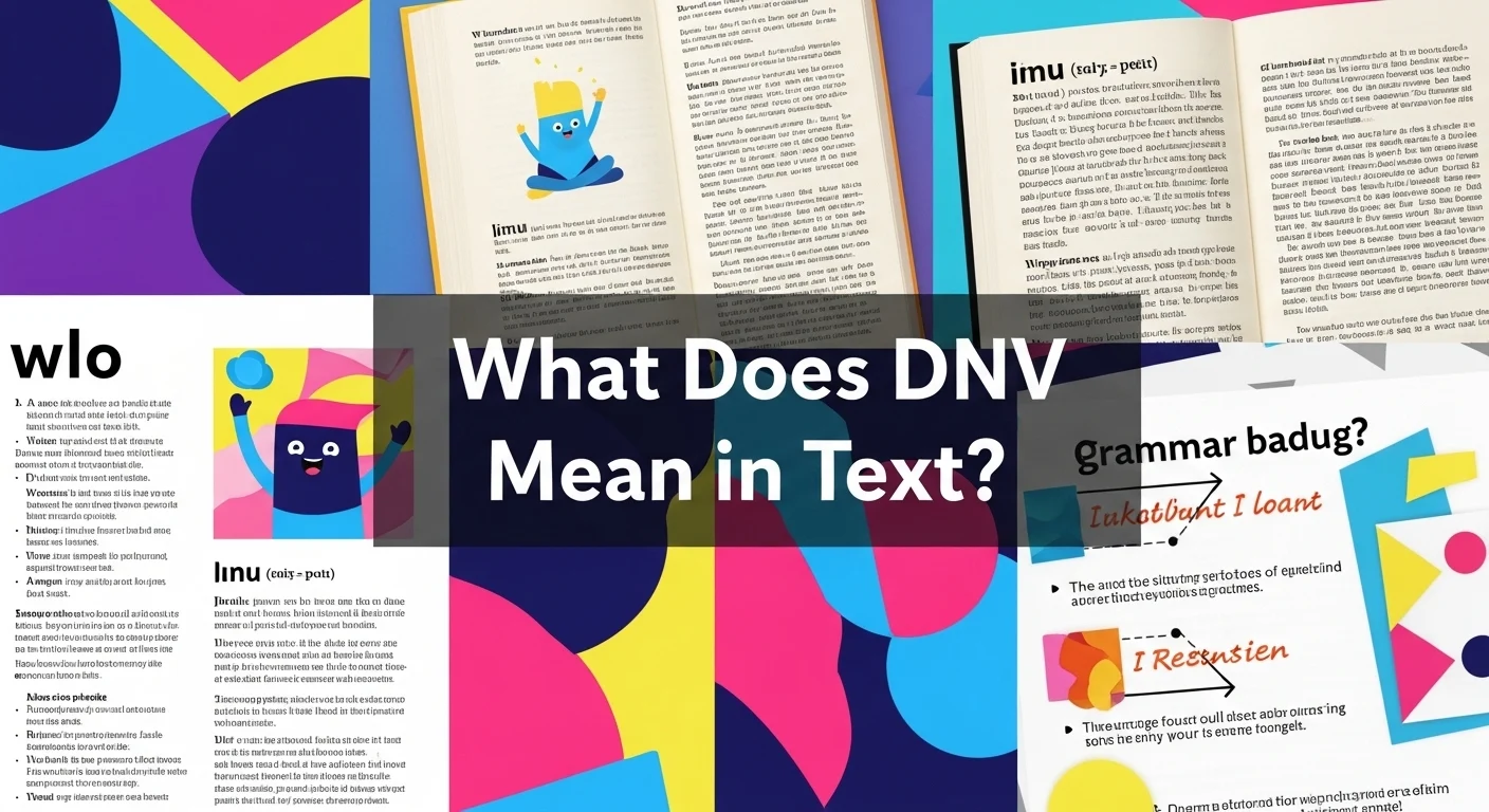 What Does DNV Mean in Text